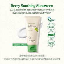 Load image into Gallery viewer, berry soothing sun cream SPF 50+  PA++++
