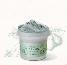 Load image into Gallery viewer, Deep Cleanse Pear Mint Food Mask