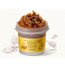Load image into Gallery viewer, Moisturize & Exfoliate Honey Sugar Food Mask