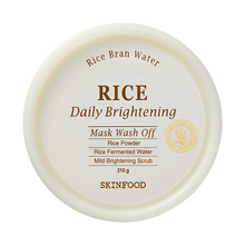 Load image into Gallery viewer, Rice Daily Brightening Mask Wash Off